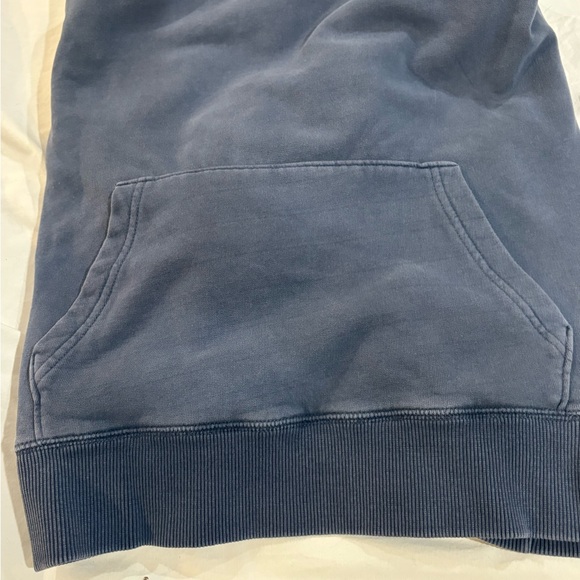 American Eagle Outfitters Gray Hoodie with Cream Drawstring - Picture 2 of 3